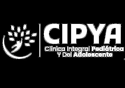 CIPYA logo with stylized hand and leaves icon, Clinica Integral Pediatrica Y Del Adolescente text